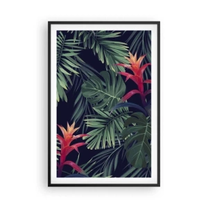 Plagát v čiernom ráme - Vzplanúť v zelenom - 61x91 cm