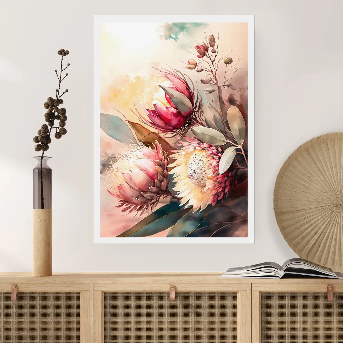 Plagát - Z profilu a en face - 50x70 cm