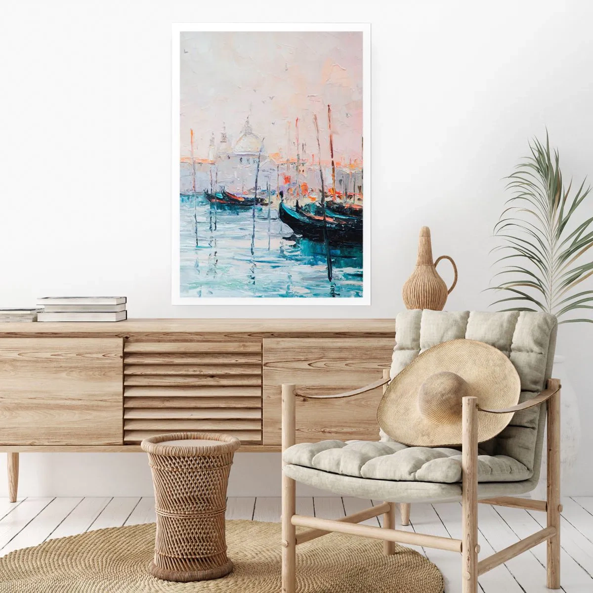 Plagát - Za vodou, za hmlou - 40x50 cm