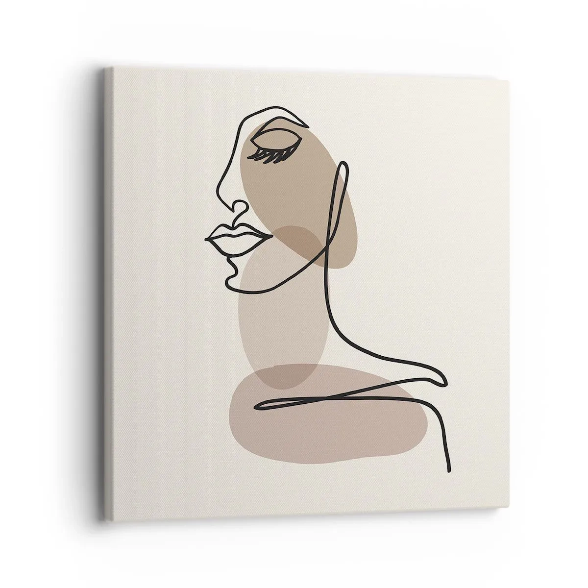 Obraz na plátne - Pri počúvaní samého seba - 30x30 cm