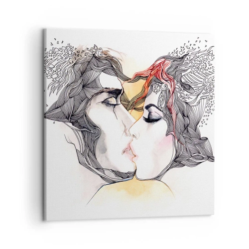 Obraz na plátne - Svet neexistuje - 50x50 cm