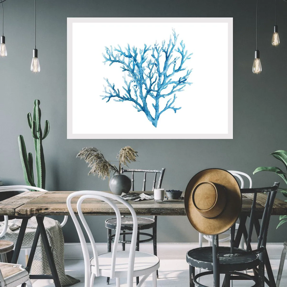 Plagát - Morský filigrán - 100x70 cm