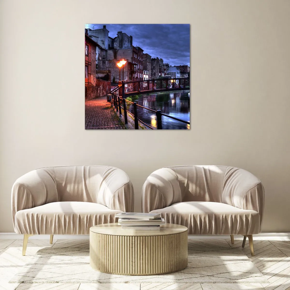 Obraz na skle - Takú Bydgoszcz si nepoznal - 30x30 cm
