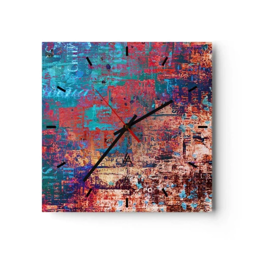 Nástenné hodiny - Pamäť a zabudnutie - 30x30 cm