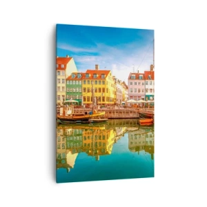 Obraz na plátne - Pri vode hladkej ako zrkadlo - 70x100 cm