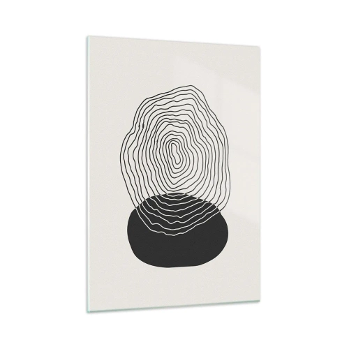 Obraz na skle - Trvanie a kmitanie - 50x70 cm