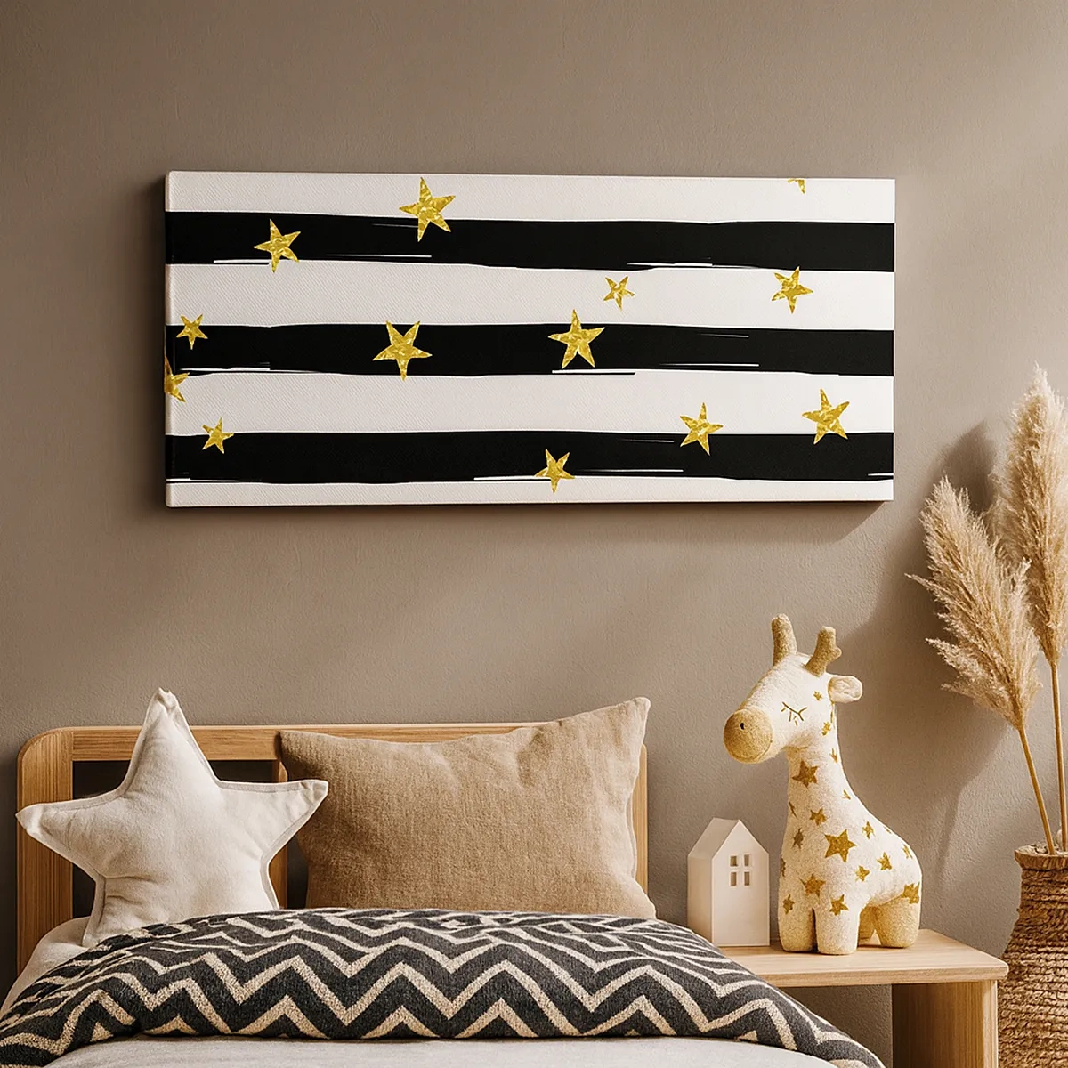 Obraz na plátne - Všetci sme sa narodili pod šťastnou hviezdou - 30x30 cm