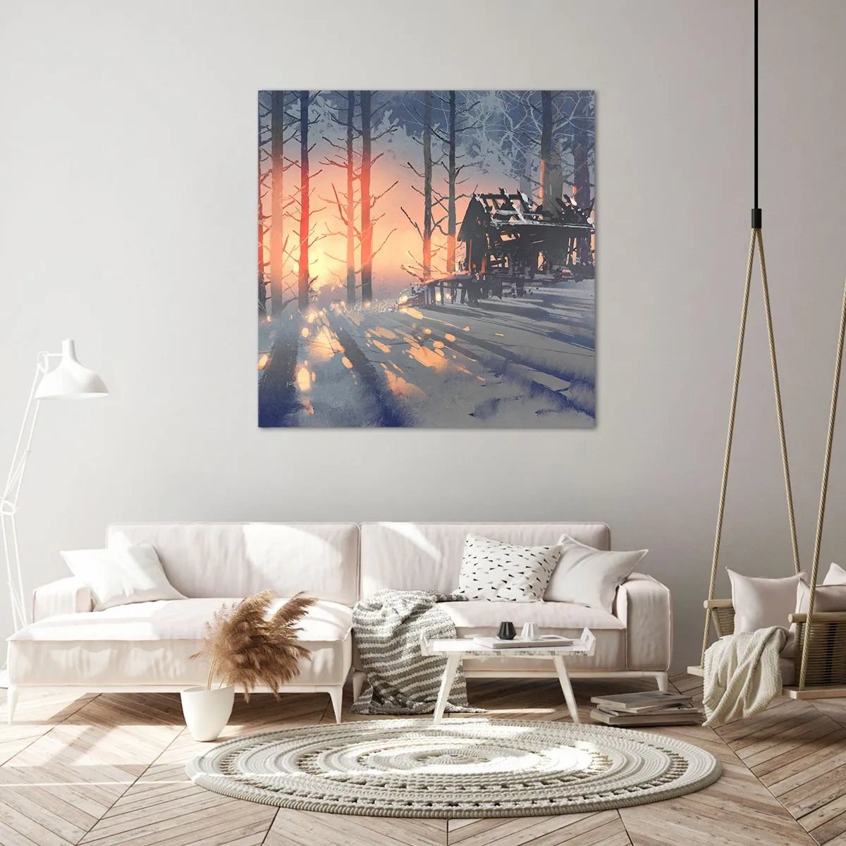 Obraz na plátne - Pozerá sa tu iba slnko - 60x60 cm