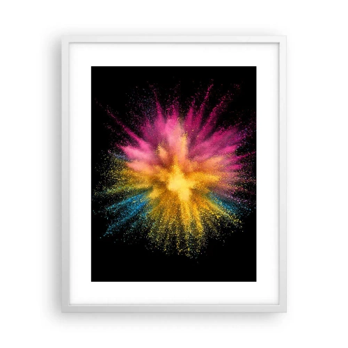 Plagát v bielom ráme - Zrodenie farieb - 40x50 cm