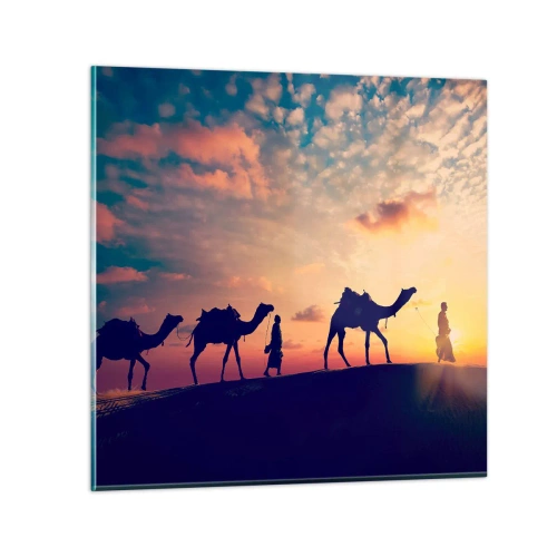 Obraz na skle - Tajomný duch orientu - 50x50 cm