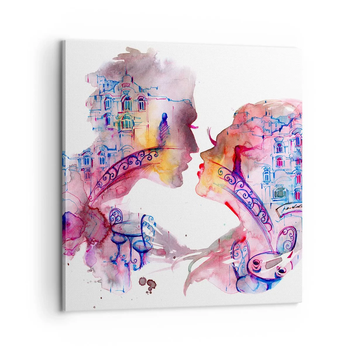 Obraz na plátne - Tajomný most vzdychania - 60x60 cm