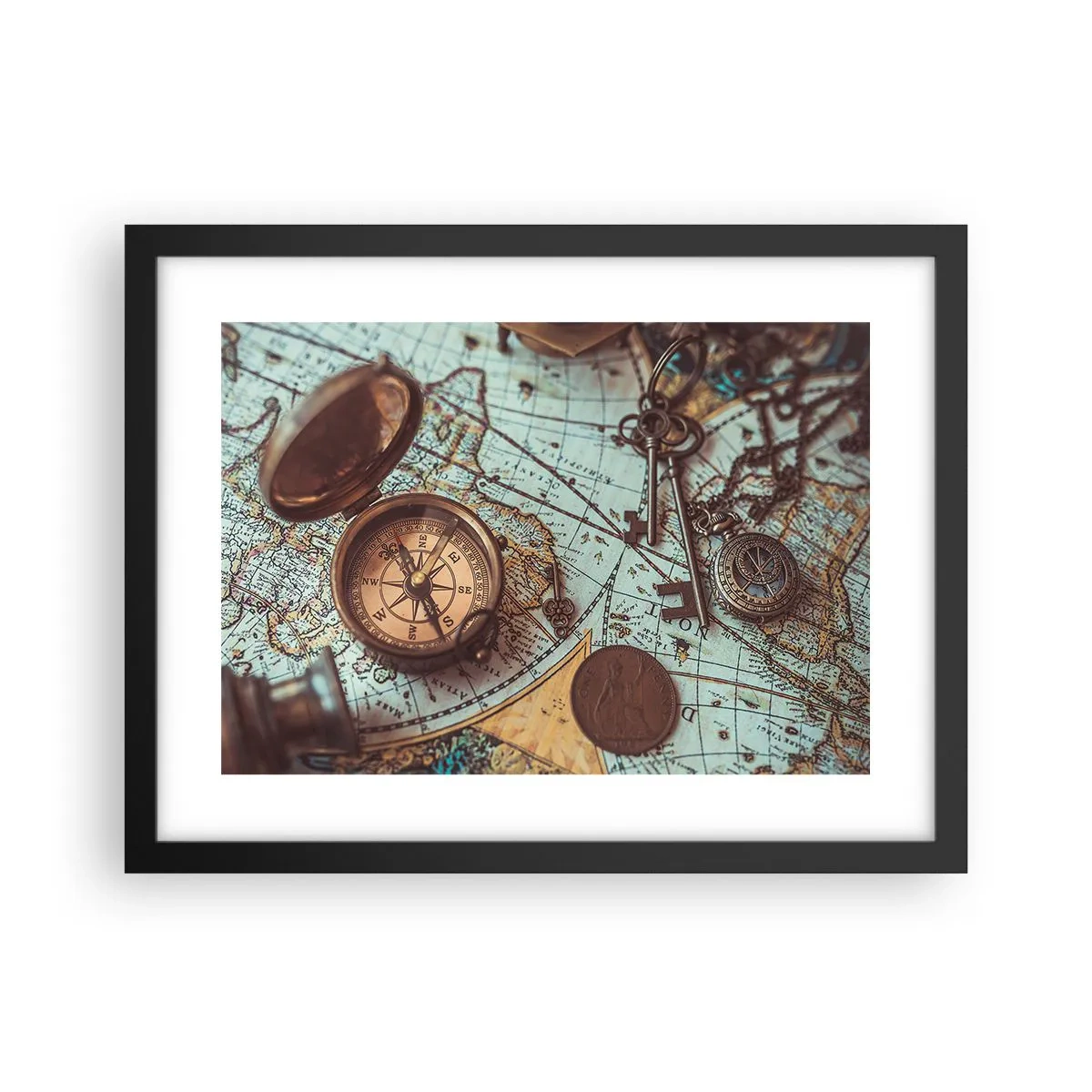 Plagát v čiernom ráme - Pre dobrodruha - 40x30 cm