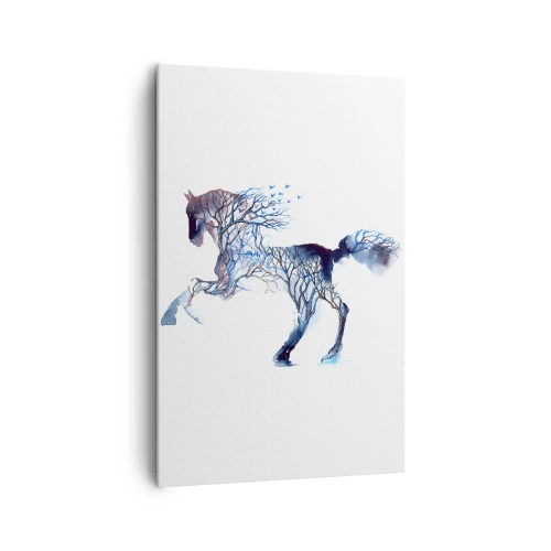 Obraz na plátne - Akoby sa les pohol - 80x120 cm