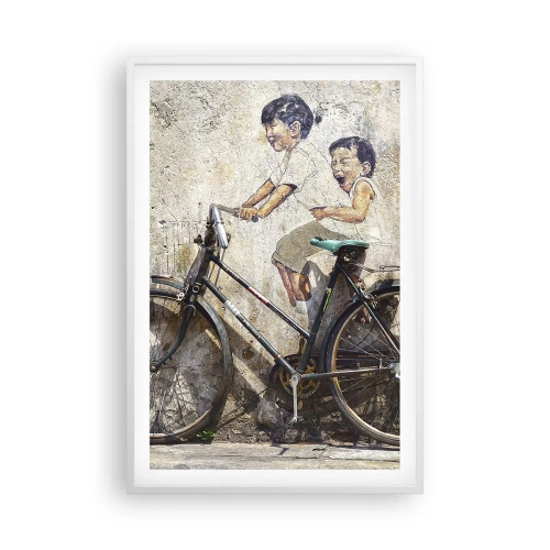 Plagát v bielom ráme - Pravda alebo klam? - 61x91 cm