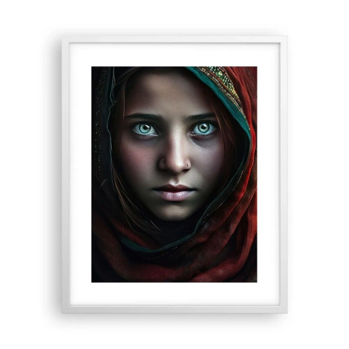 Plagát v bielom ráme - Východná princezná - 40x50 cm