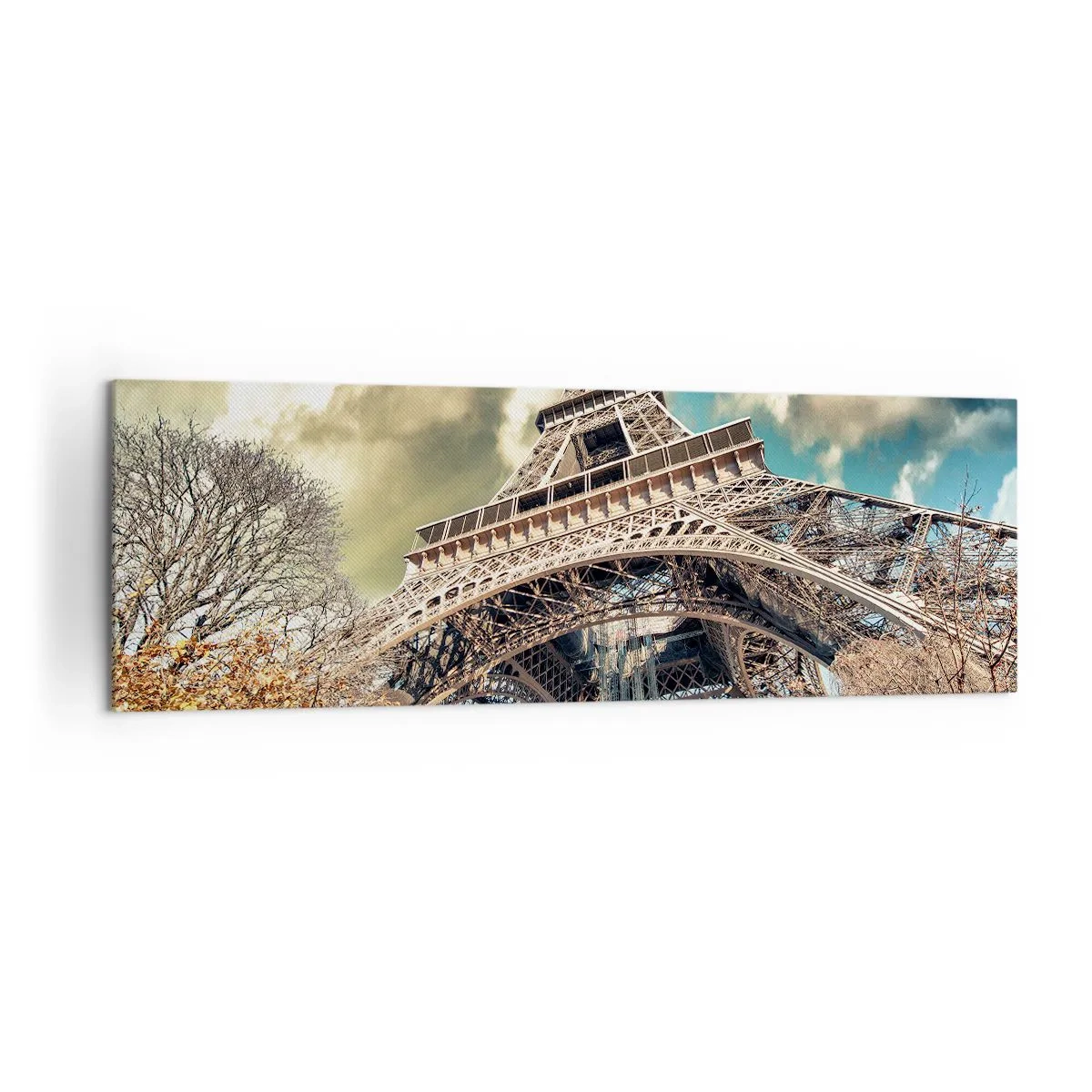 Obraz na plátne - A na jeseň v Paríži… - 160x50 cm