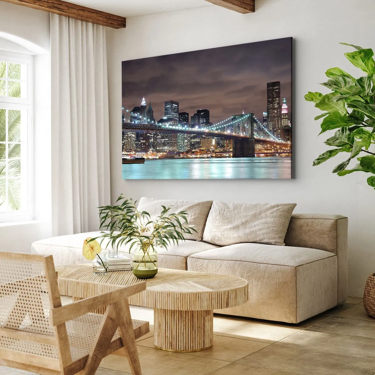 Obraz na plátne - Svetlá veľkomesta - 120x80 cm