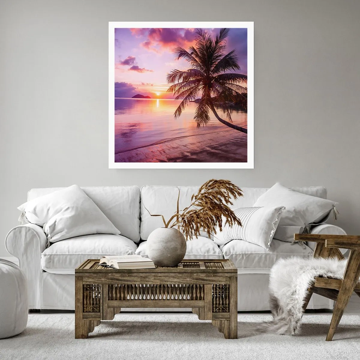 Plagát - Blahobyt až po okraj - 50x50 cm