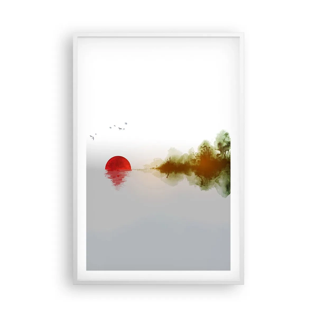 Plagát v bielom ráme - Prísľub pokoja - 61x91 cm