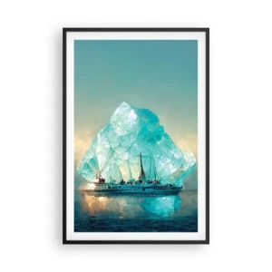 Plagát v čiernom ráme - Arktický briliant - 61x91 cm