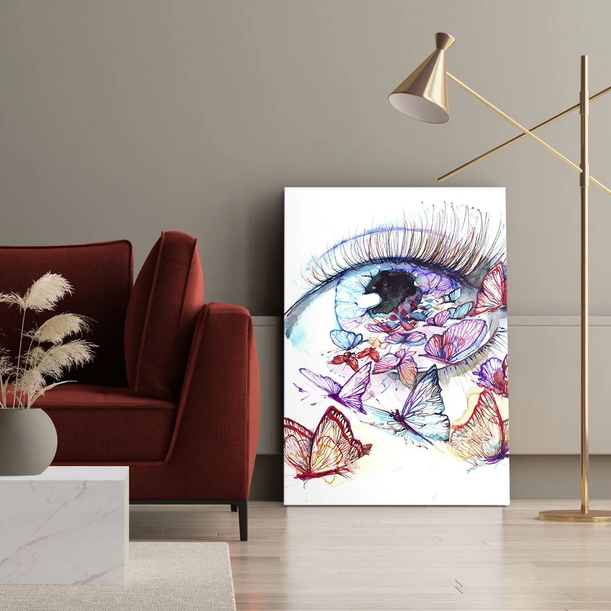 Obraz na plátne - Rozprávkové kúzlo očí - 70x100 cm