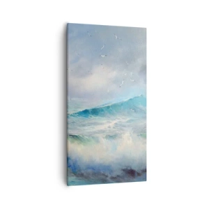Obraz na plátne - „Víchrica zavyla triumfálne…“ - 55x100 cm