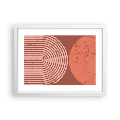 Plagát v bielom ráme - Blízky vzťah - 40x30 cm