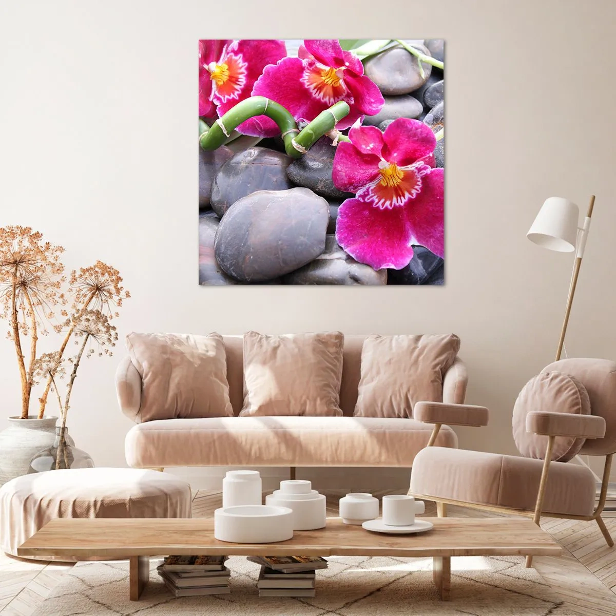 Obraz na plátne - Chlad a žiara - 70x70 cm