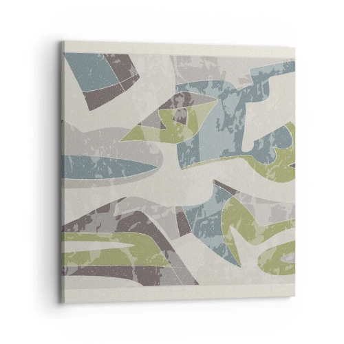 Obraz na plátne - Kompozícia za sklom - 70x70 cm