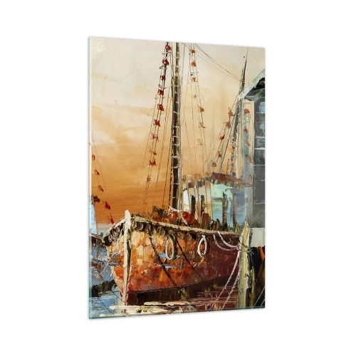 Obraz na skle - Pokojný návrat - 50x70 cm