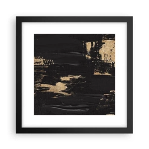 Plagát v čiernom ráme - Stopa dotyku - 30x30 cm