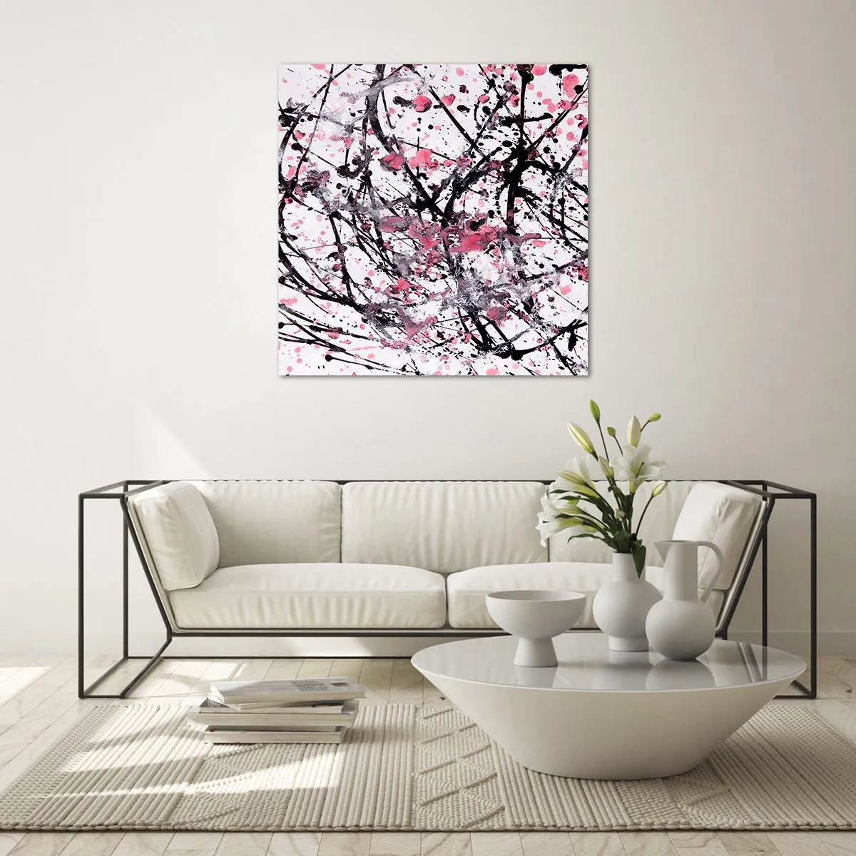 Obraz na skle - Pominuteľná povaha života - 70x70 cm