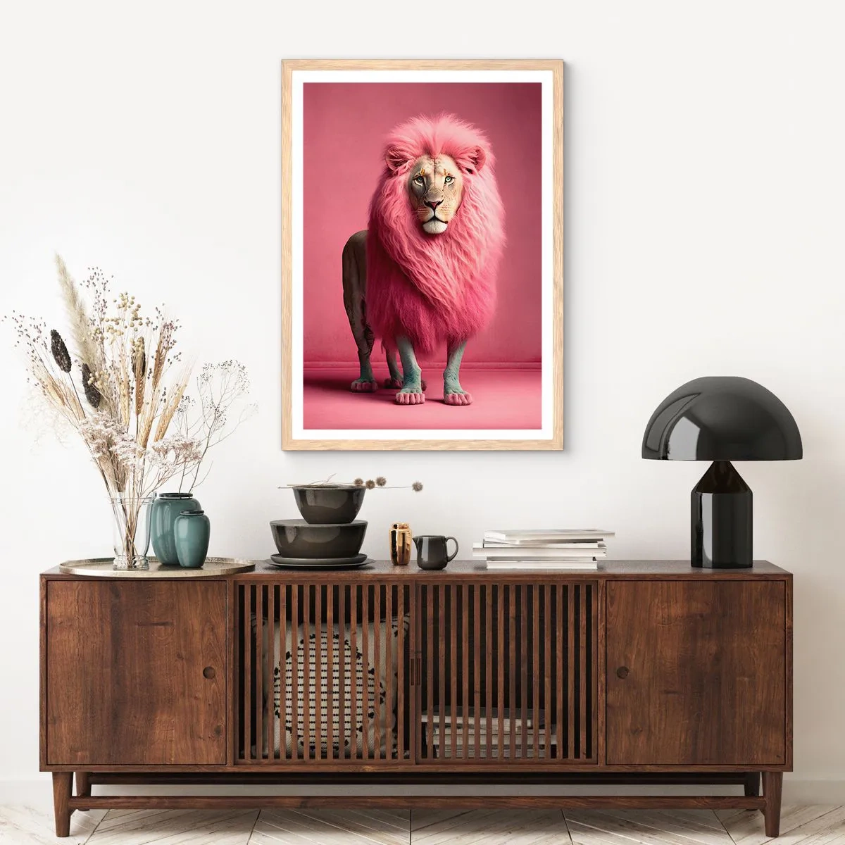 Plagát v ráme zo svetlého duba - A už sa nebojíš - 70x100 cm