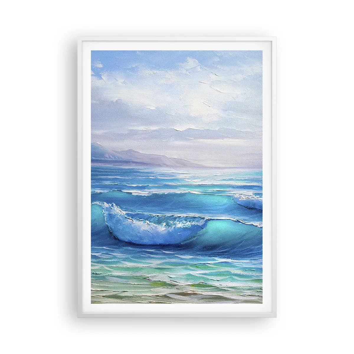 Plagát v bielom ráme - Prináša ukojenie - 70x100 cm