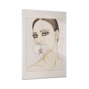 Obraz na skle - Symbol elegancie a krásy - 50x70 cm