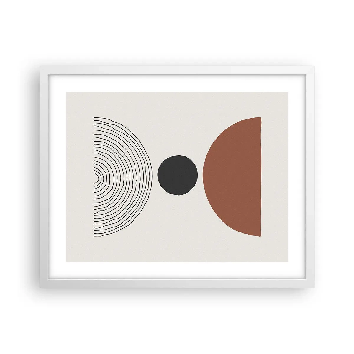 Plagát v bielom ráme - V centre pozornosti - 50x40 cm