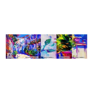 Vzorka fototapety Premium Sand - Impresia - talianska ulička - Mesto, Architektúra, Taliansko - 100x30 cm