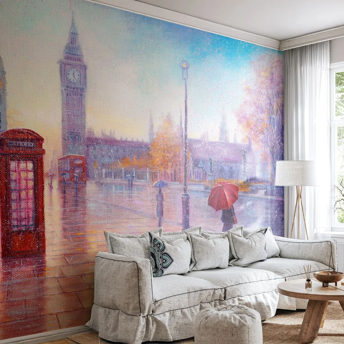 Fototapeta Premium Sand - Londýnsky jesenný deň - Mesto, Londýn, Architektúra - 150x105 cm