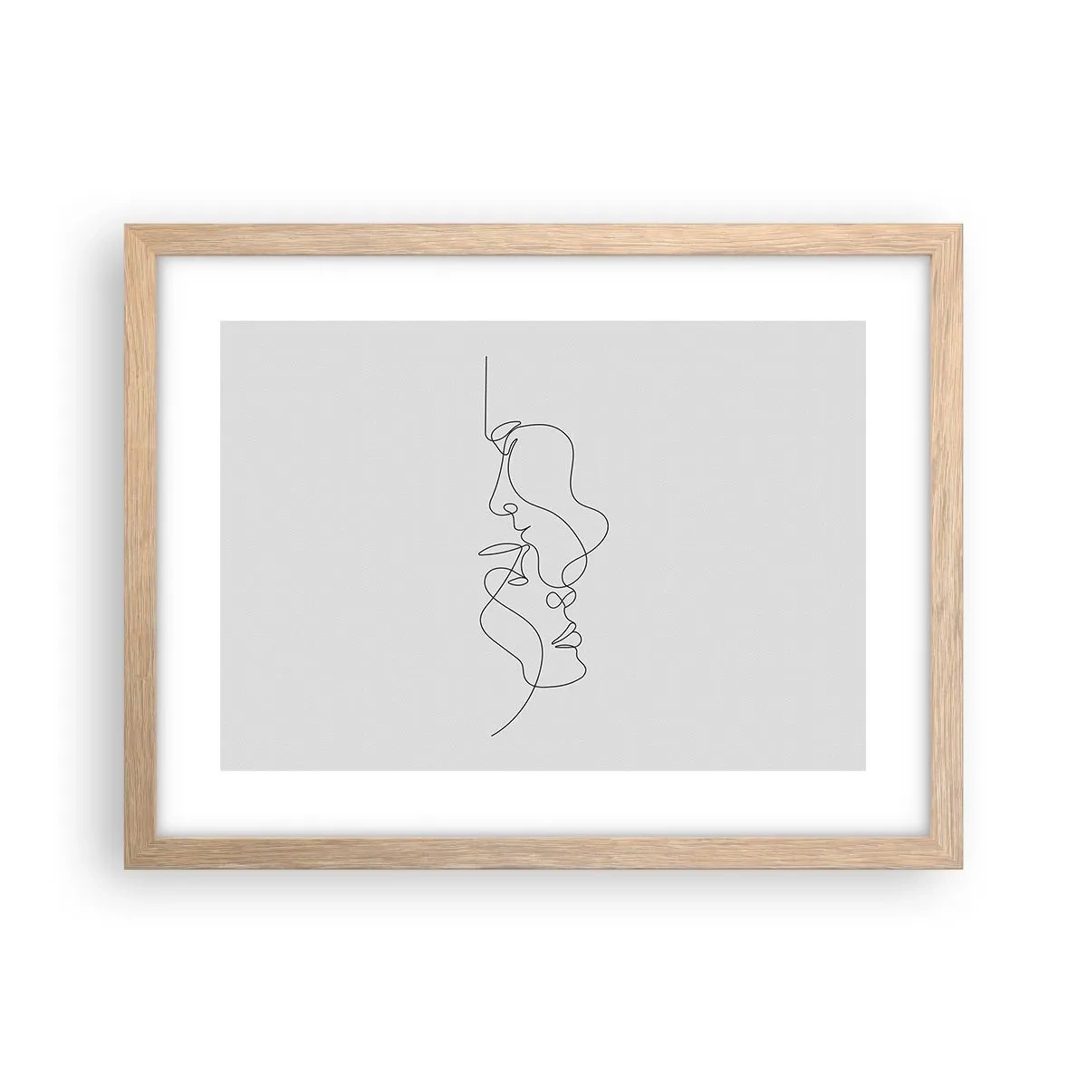 Plagát v ráme zo svetlého duba - Žiar vášnivých túžob - 40x30 cm