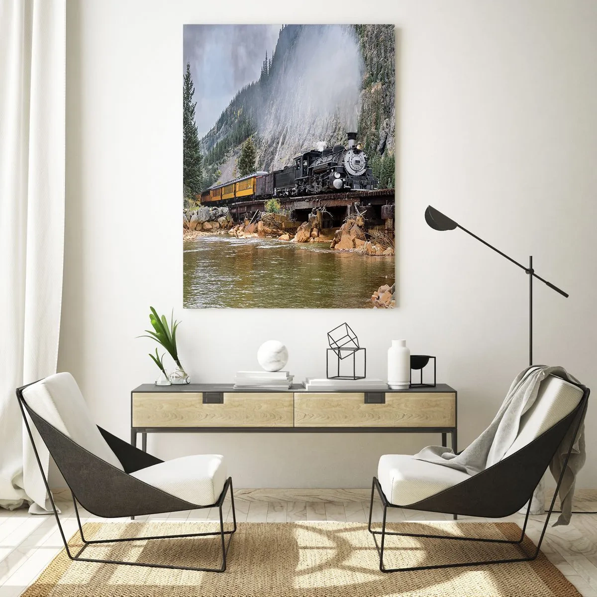 Obraz na skle - A kam to? Kam? - 50x70 cm