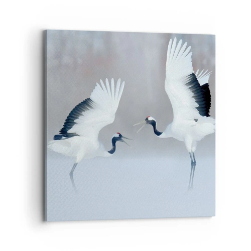 Obraz na plátne - Tanec v hmle - 70x70 cm