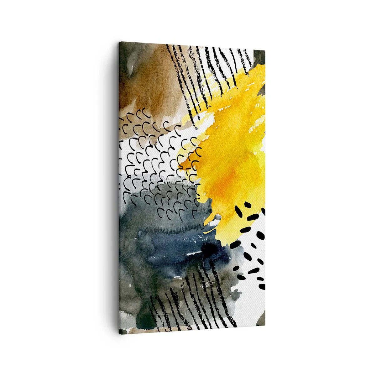 Obraz na plátne - Stretnutie živlov - 45x80 cm