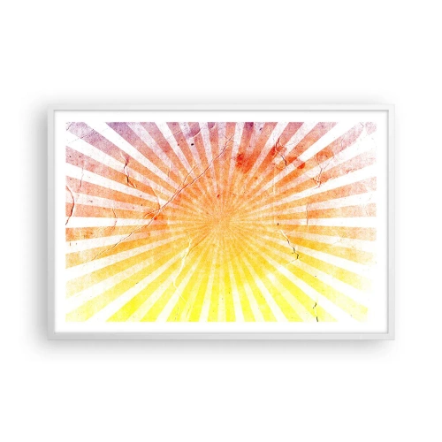 Plagát v bielom ráme - Východy a západy - 91x61 cm