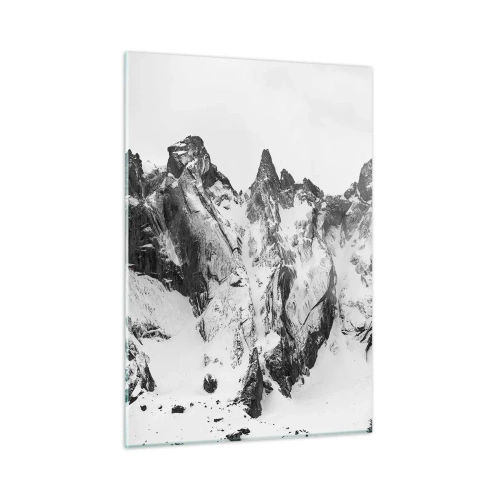 Obraz na skle - Hrozivý žulový hrebeň - 50x70 cm