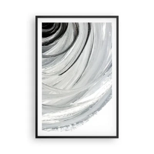 Plagát v čiernom ráme - Orbitálna kompozícia - 61x91 cm