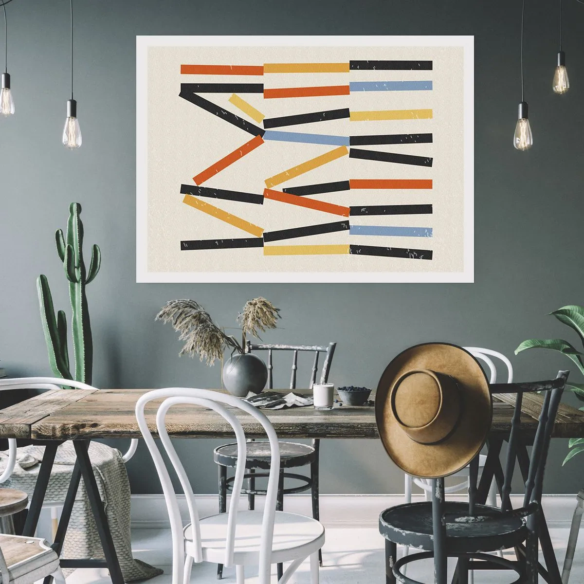 Plagát - Kompozícia na úrovni - 70x50 cm