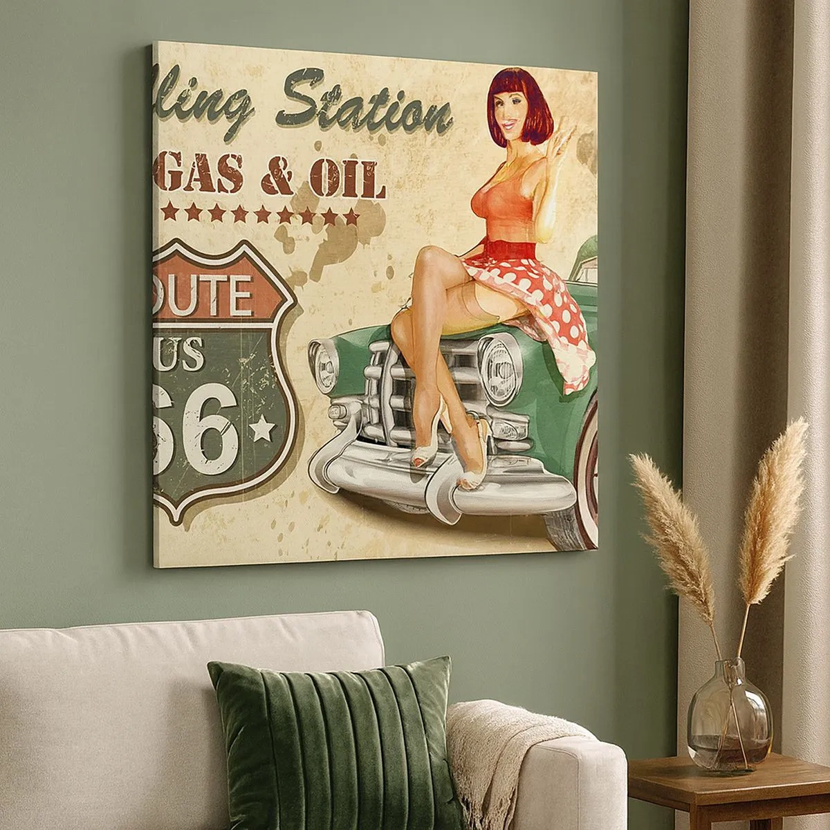 Obraz na plátne - Skvelé 40. roky - 30x30 cm