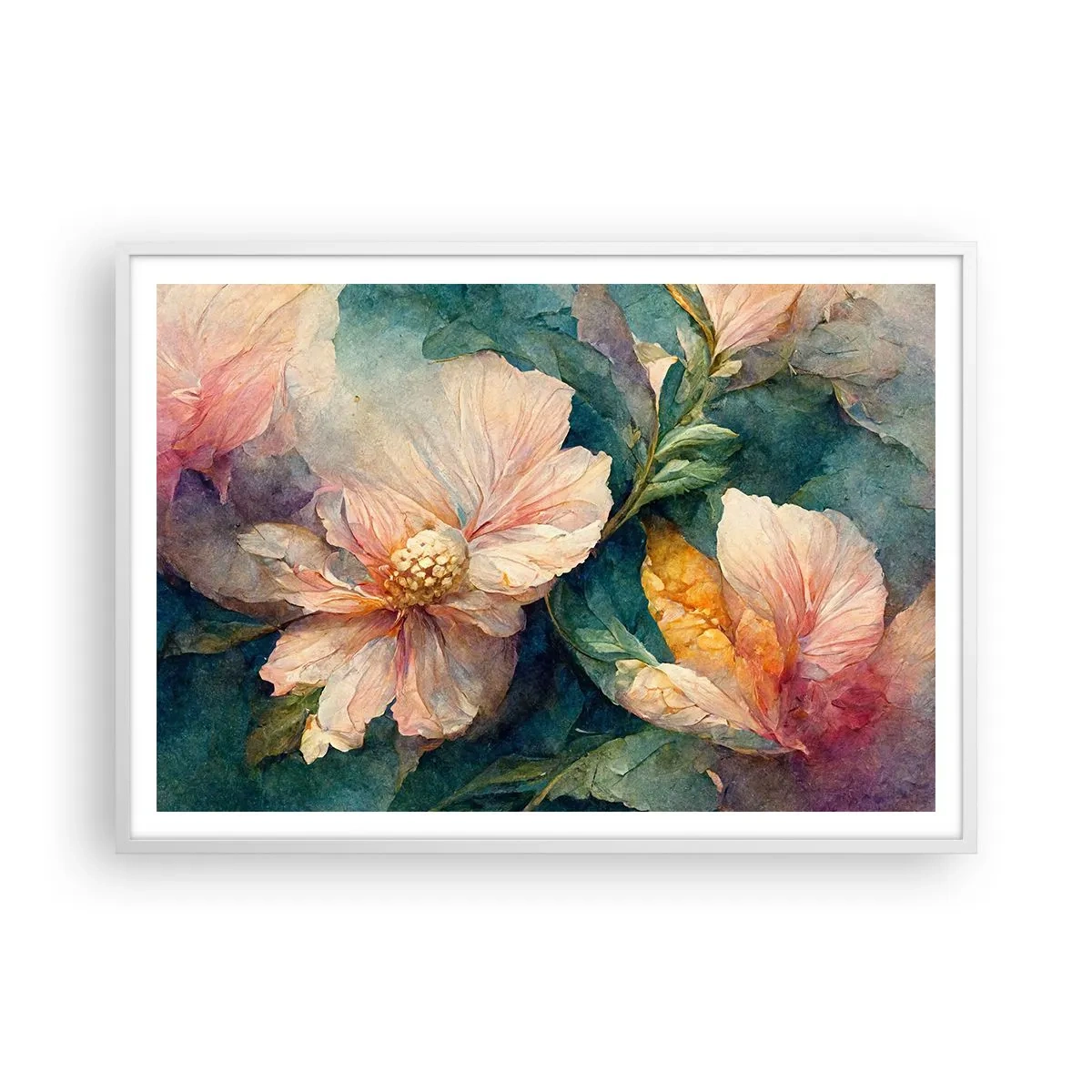 Plagát v bielom ráme - Číra subtílnosť - 100x70 cm