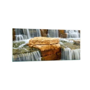 Obraz na skle - Schody do neba - 120x50 cm