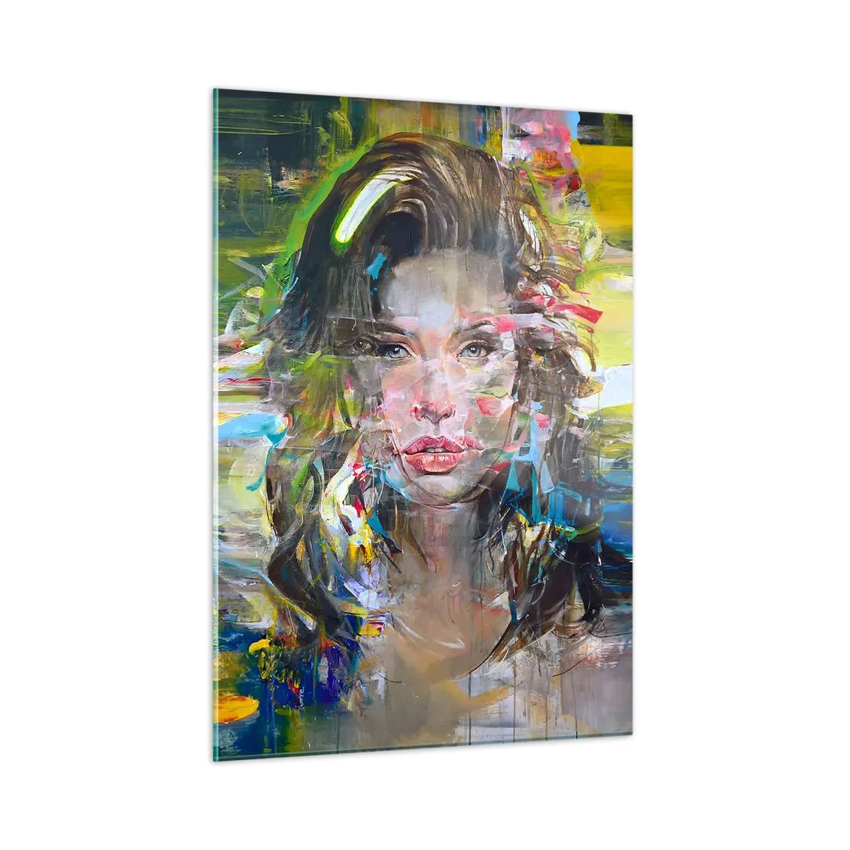 Obraz na skle - Za závojom vzduchu - 50x70 cm